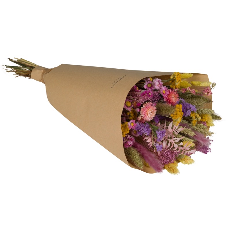 Strauß aus Trockenblumen - Feldstrauß Blütenflieder