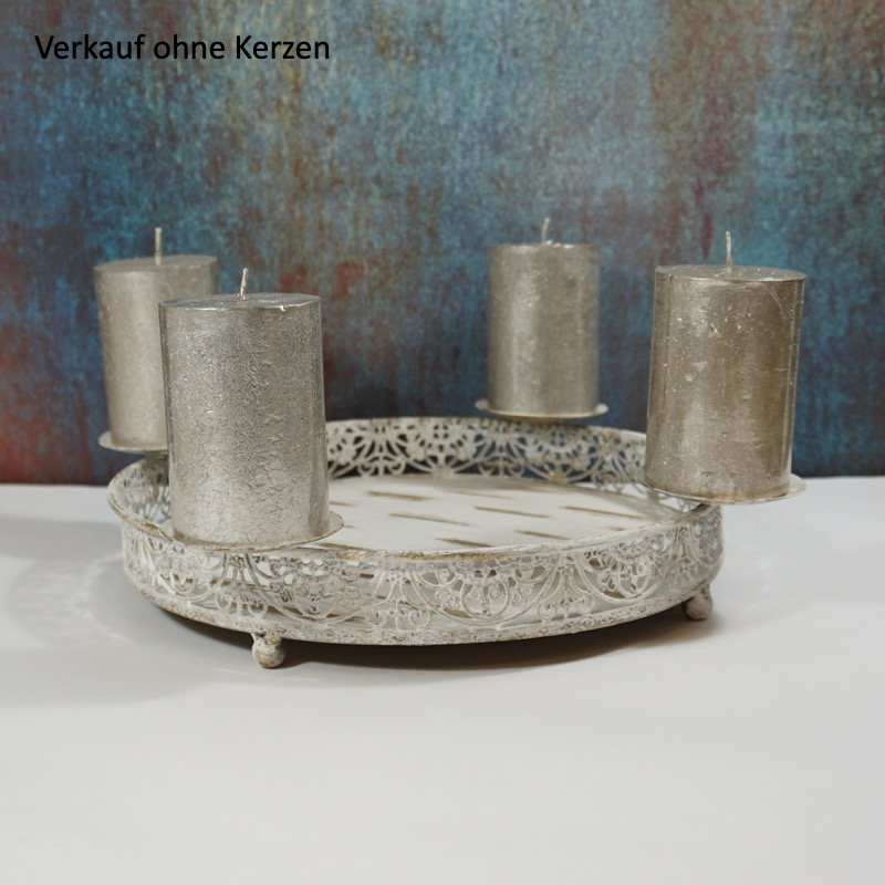 runde Kerzenschale -Mirielle- (Ø32cm)