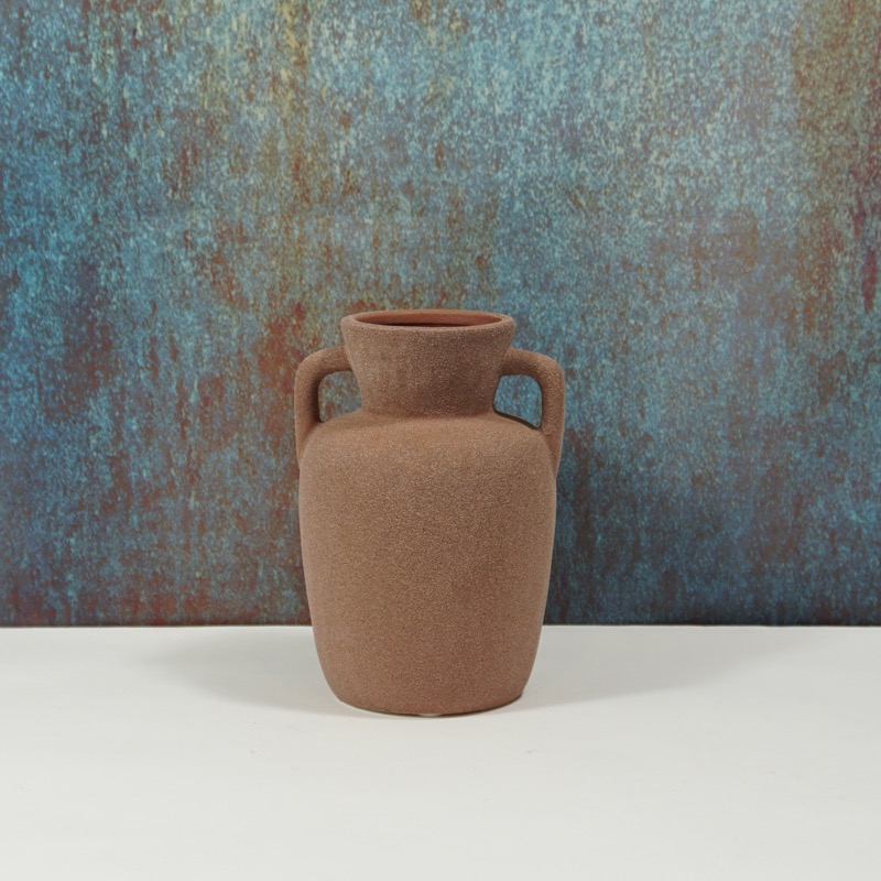 braune Amphore -Saya- (23cm)