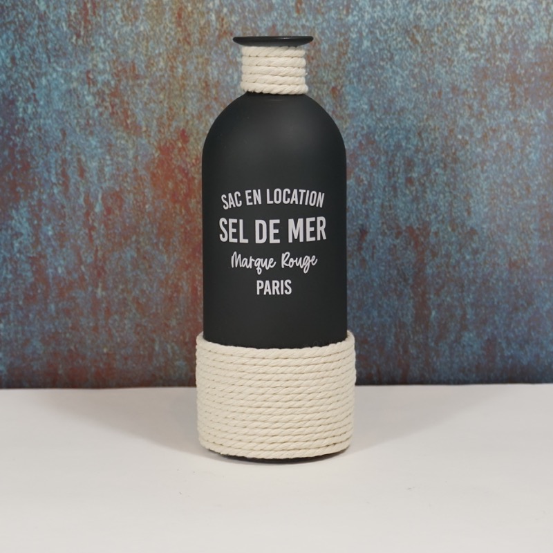 Vase -Sel de Mer- (schwarz)