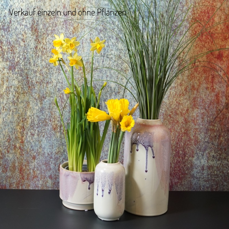 bunte Keramikvase (15cm)