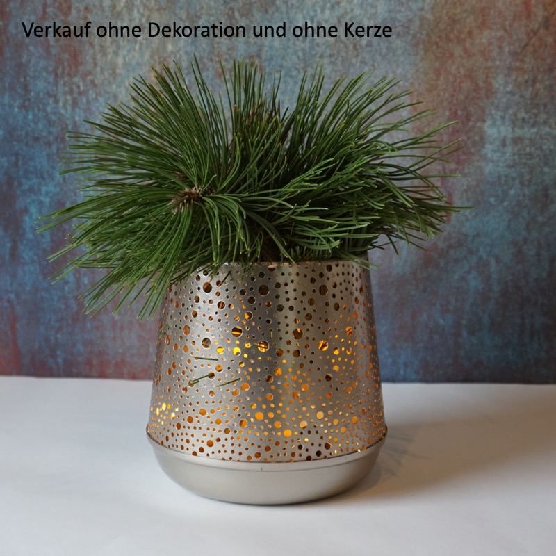 rundes Metallwindlicht (16cm)