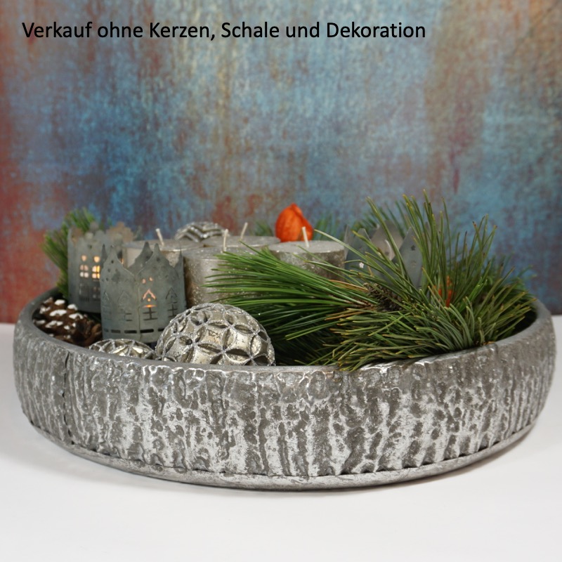 Kerzenstecker aus Metall 4er Set (13cm)