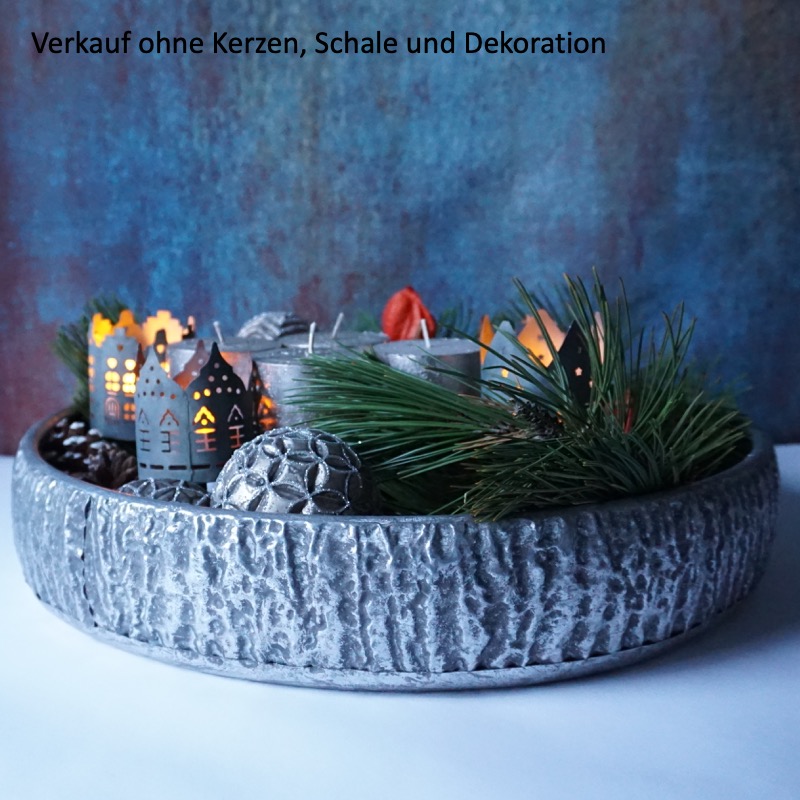 Kerzenstecker aus Metall 4er Set (13cm)