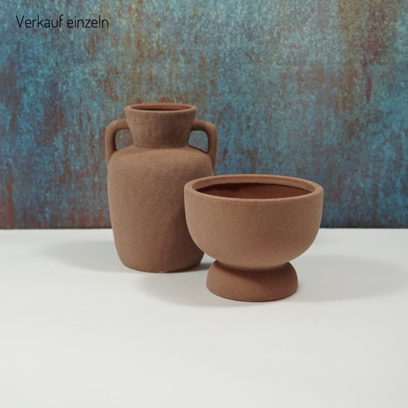 brauner Schalenpokal -Saya- (Ø12cm)