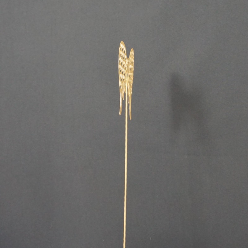 goldfarbener Metallstecker -Flügel-