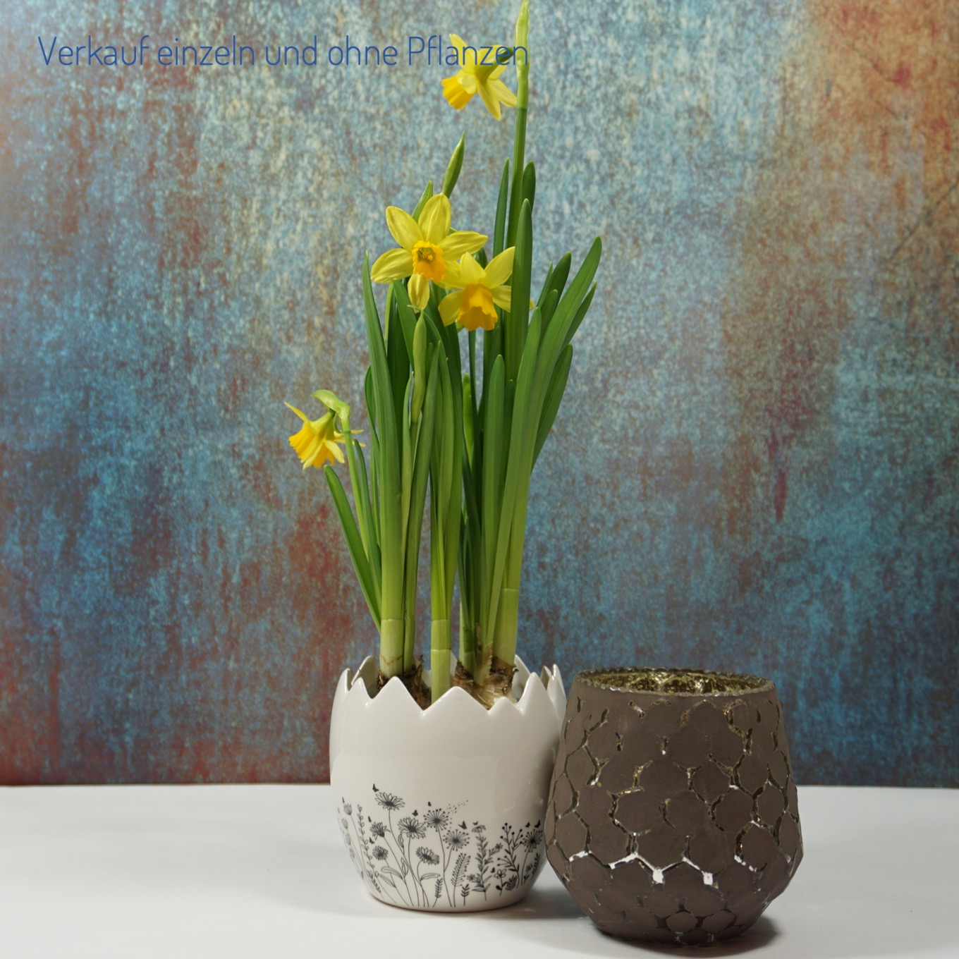 schönes Windlicht -Amaya- Taupe (10cm)