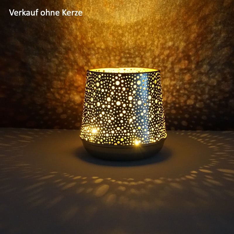 rundes Metallwindlicht (16cm)