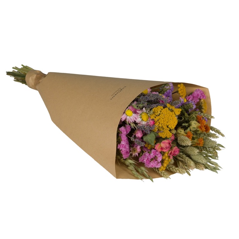 Strauß aus Trockenblumen - Feldstrauß mehrfarbig