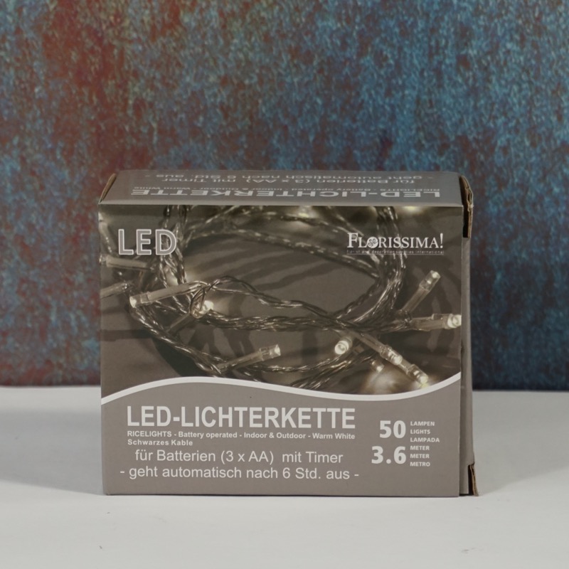 Lichterkette für den Außenbereich (50 LED. Timer, 360cm)