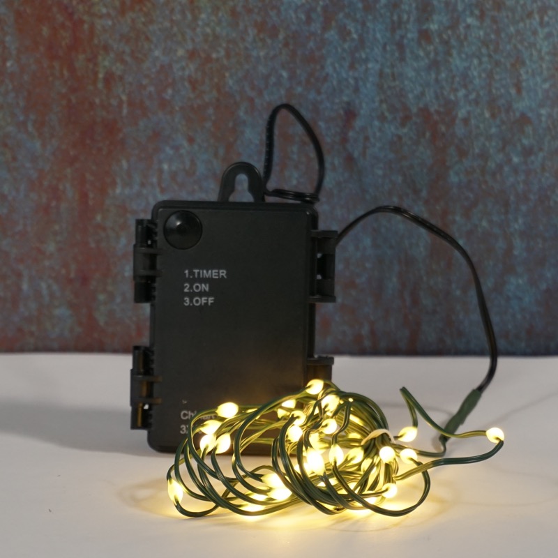 Lichterkette mit 40 LED und Timer (300cm)