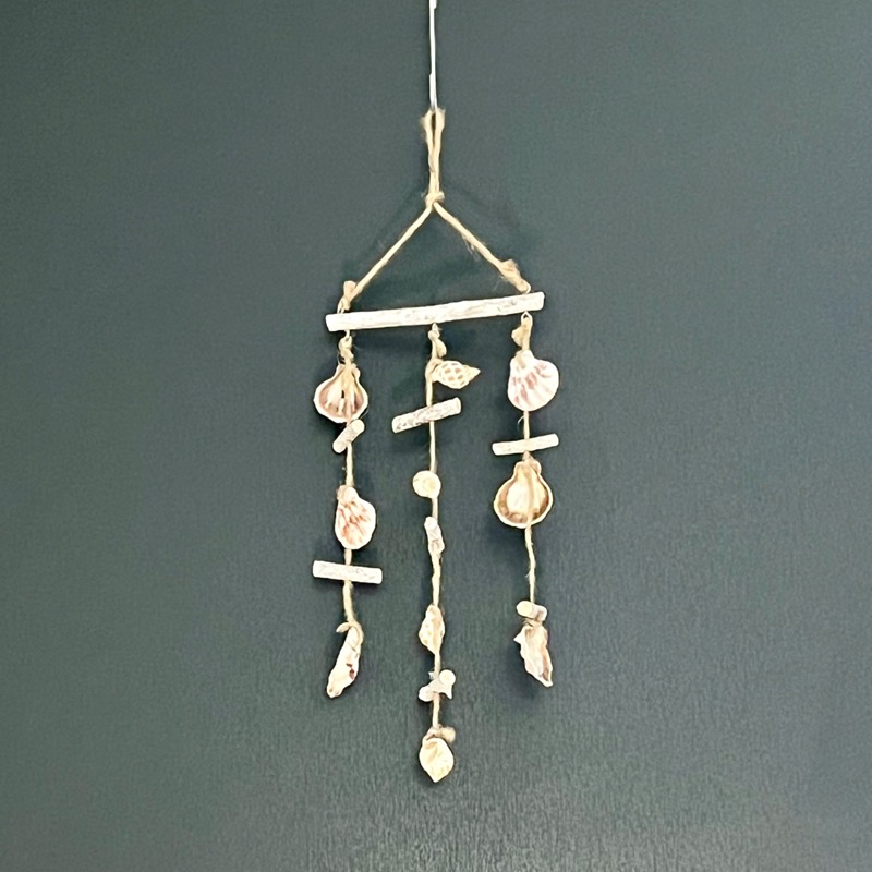 Muschelhänger mit Treibholz