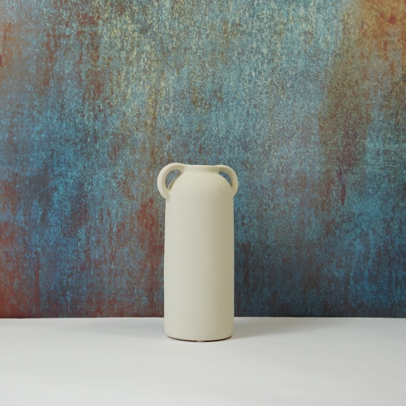 Keramikvase mit zwei Griffen (20cm)